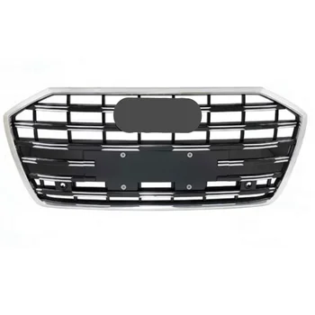 Центральная решетка решетки переднего бампера для Audi A6 /S6 2019-2023 (Рефит для стиля S6) Для решетки радиатора S6