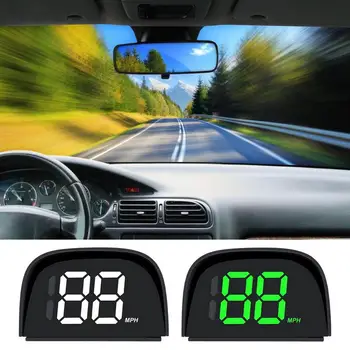 Цифровой GPS-спидометр Универсальный автомобильный дисплей для измерения пробега Высокопроизводительный USB-разъем Проекционный дисплей для всех автомобилей