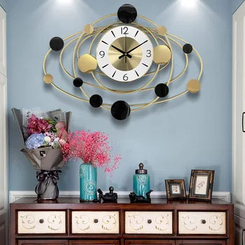 часы настенные часы творческое искусство часы гостиная дом современные простые бесшумные индивидуальность настенные часы модные часы свет роскошный ветер