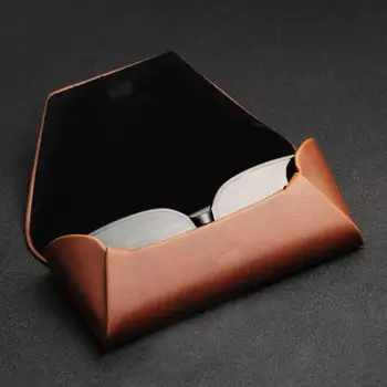  Чехол для очков Портативный Искусственная Кожа Женщины Мужчины Солнцезащитные очки Коробка для хранения Очки Защитный чехол Очки для чтения Сумка Аксессуары
