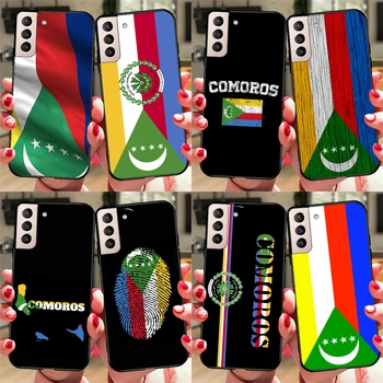 Чехол с флагом Коморских островов для Samsung Galaxy S23 S22 Plus S8 S9 S10 Note 10 Note 20 Ultra S20 FE S21 Ultra Coque