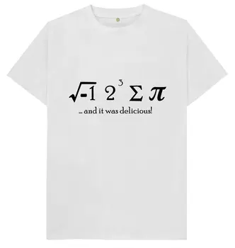 Я съел немного пи, и это была вкусная футболка с забавной шуткой на день математики
